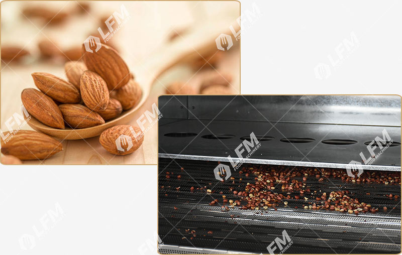 عملية تحميص اللوز.jpg